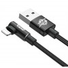 Кабель Baseus MVP Elbow Type Cable USB For IP 2A 1m Black (7073)- № 2
