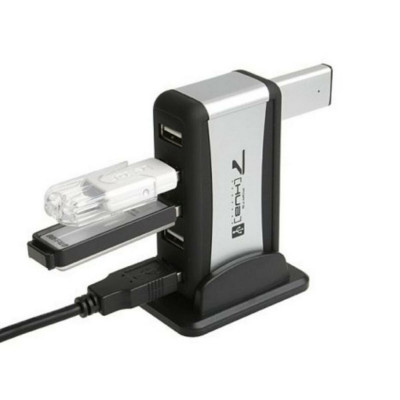 USB-Hub Lapara LA-UH7315 USB 2.0, 7 USB-port with power supply 2А/5В Black - изображение 2
