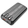 Зовнішній акумулятор BOROFONE BJ22A 22.5W+PD20W fully compatible power bank 20000mAh Black - зображення 3