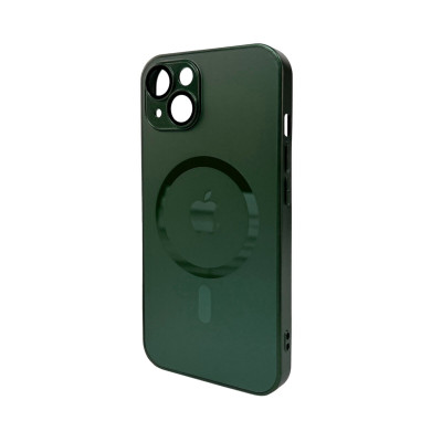 Чохол для смартфона AG Glass Matt Frame Color MagSafe Logo for Apple iPhone 13 Cangling Green (AGMattFrameMGiP13Green) - изображение 1