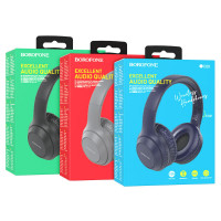 Бездротові навушники BOROFONE BO20 Player BT headphones Black (Цвет 7073) - фото № 4