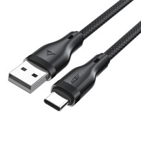 Кабель ACEFAST C8-04 USB-A to USB-C charging data cable Black (Цвет Черный) - фото № 2