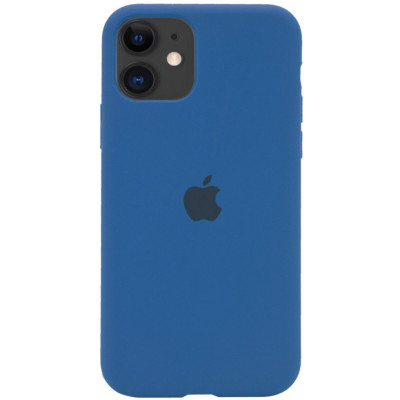 Чохол для смартфона Silicone Full Case AA Open Cam for Apple iPhone 11 кругл 39,Navy Blue - зображення 1