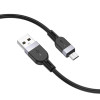 Кабель HOCO X109 Energy silicone charging data cable Micro (L=1M) Black (7073)- № 3