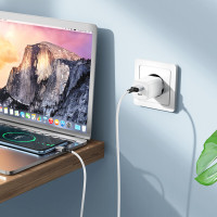 Кабель BOROFONE BX83 Type-C Famous silicone charging data cable White (Цвет Білий) - фото № 4
