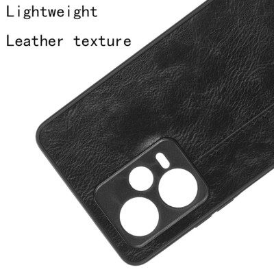 Чохол для смартфона Cosmiс Leather Case for Xiaomi Redmi Note 12 Pro 5G Black (CoLeathXRN12P5GBlack) - зображення 4