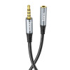 Аудiокабель HOCO UPA20 3.5 audio extension cable male to female (L=2M) Metal Gray k57007 - № 1 Аудiокабель HOCO UPA20 3.5 audio extension cable male to female (L=2M) Metal Gray (Metal Gray) Hoco - № 1