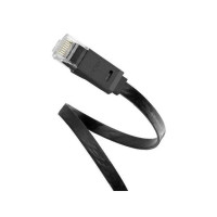 Мережевий кабель UGREEN Cat 6 U/UTP Lan Flat Cable 3m (Black) (Цвет Black) - фото № 3