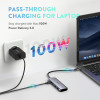 USB-хаб UGREEN USB-C to 2 Ports USB3.0-A Hub + HDMI + TF/SD with PD Power Supply (Space Gray) (Серый)- № 2