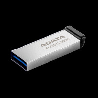 Флеш-накопичувач A-DATA USB 3.2 UR 350 128Gb Silver/Black (Цвет Черный) - фото № 3