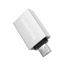 Адаптер BOROFONE BV2 адаптер USB-A на Micro-USB, конвертер, підтримка OTG, USB 3.0 (BV2) - зображення 2