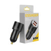 Автомобільний зарядний пристрій Essager City Dual Type-C + USB-A Car Charger 60W  black (ECC2C1A-FF01) (Черный)- № 2