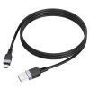 Кабель HOCO X109 Energy silicone charging data cable Micro (L=1M) Black (7073)- № 5