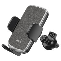 Автотримач для телефона HOCO CA94 Polaris push-type air outlet car holder Black (Колір Черный) - фото № 5
