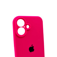 Чохол для смартфона Silicone Full Case AA Camera Protect for Apple iPhone 16 23,Shiny Pink (Колір Shiny Pink) - фото № 6