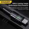 Кабель Essager Sunset C-C 240W Data cable 1m Grey (Серый)- № 7