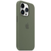 Чохол для смартфона Silicone Full Case AAA MagSafe IC for iPhone 14 Olive (Olive)- № 2