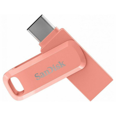Flash SanDisk USB 3.1 Ultra Dual Drive Go USB Type-C 256Gb Peach - зображення 1