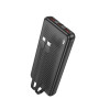 Зовнішній акумулятор BOROFONE BJ57 Graceful 22.5W+PD20W fully compatible power bank with cable (10000mAh) Black (7073)- № 2