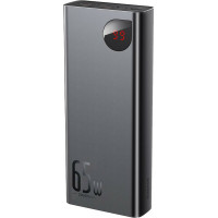 Зовнішній акумулятор Baseus Adaman Metal Digital Display Quick Charge Power Bank 20000mAh 65W Black (Цвет 7073), Атикул k14954 |  купить на VILKI.NET - фото № 1