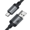 Кабель ACEFAST C20-04 USB-A to USB-C aluminum alloy charging data cable Black (7073)- № 4