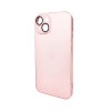 Чохол для смартфона AG Glass Matt Frame Color Logo for Apple iPhone 15 Chanel Pink (AGMattFrameiP15Pink)