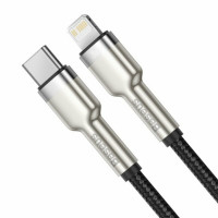 Кабель Baseus Cafule Series Metal Data Cable Type-C to iP PD 20W 2m Black (Колір 7073) - фото № 2