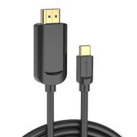 Кабель Vention Type-C to HDMI 4K 30Hz Cable 1M Black (CGUBF)