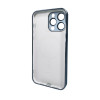 Чохол для смартфона AG Glass Sapphire Frame MagSafe Logo for Apple iPhone 12 Pro Max Sierra Blue (Sierra Blue)- № 2