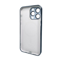 Чохол для смартфона AG Glass Sapphire Frame MagSafe Logo for Apple iPhone 12 Pro Max Sierra Blue (Колір Sierra Blue) - фото № 2