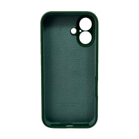 Чохол для смартфона Silicone Full Case AA Camera Protect for Apple iPhone 16 31,Dark Green (Колір Dark-Green) - фото № 3