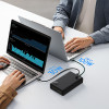 Зовнішній акумулятор Baseus Adaman  Digital Display Fast Charge Power Bank 24000mAh 140W Cluster Black (Cluster Black)- № 7