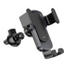 Автотримач для телефона HOCO CA103 vertical and horizontal air outlet gravity car holder Black Metal Gray (Black Metal Grey)- № 7