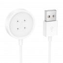 Бездротовий зарядний пристрій для смарт-годинника HOCO Y24 AMOLED Smart sports watch charging cable White
