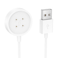 Бездротовий зарядний пристрій для смарт-годинника HOCO Y24 AMOLED Smart sports watch charging cable White (Цвет Білий), Атикул k57198 |  купить на VILKI.NET - фото № 1