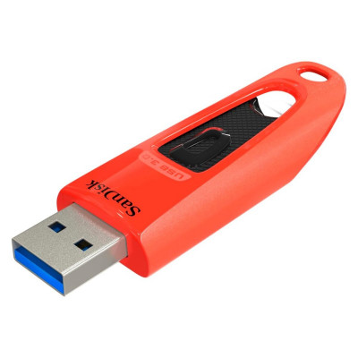 Flash SanDisk USB 3.0 Ultra 64Gb (130Mb/s) Red - зображення 1