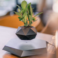 Магнітний левітаційний горщик для рослин HCNT Magnetic Levitating Pot M10-PZ1 Black (Цвет Black) - фото № 3