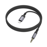 Перехідник BOROFONE BL24 Graceful digital audio conversion cable iP Metal Grey (Колір Metal Gray) - фото № 3