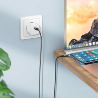 Кабель BOROFONE BX87 Sharp 60W charging data cable for Type-C to Type-C Black (Колір Черный) - фото № 3