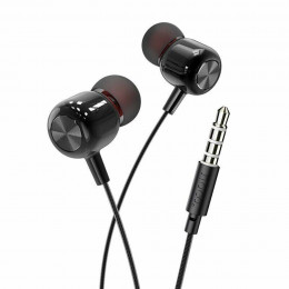 Навушники HOCO M87 String wired earphones with with microphone Gloomy Black