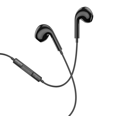 Навушники BOROFONE BM80 Max Gorgeous Type-C wire-controlled digital earphones with microphone Black (BM80CB) - изображение 2