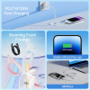 Кабель Vention USB 2.0 Type-C Male to Lightning Male 3A Cable 1M Black PVC Type (Black)- № 3