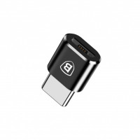 Адаптер Baseus Micro Female To Type-C Male Adapter Converter Black  - фото № 2