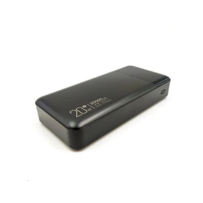 Зовнішній акумулятор XO PR192 20W fast charging (PD20W/QC18W) digital light display 20000mAh Black - изображение 3