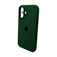 Чохол для смартфона Silicone Full Case AA Camera Protect for Apple iPhone 16 31,Dark Green (Колір Dark-Green) - фото № 4