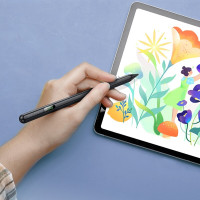 Стилус BOROFONE BG100 Universal active capacitive pen with digital display Black (Цвет 7073) - фото № 5