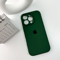 Чохол для смартфона Silicone Full Case AA Camera Protect for Apple iPhone 16 Pro Max 31,Dark Green (Цвет Dark-Green) - фото № 6
