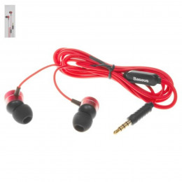 Навушники Baseus Encok Wired Earphone H04 Red