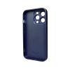 Чохол для смартфона AG Glass Matt Frame Color Logo for Apple iPhone 13 Pro Navy Blue (Navy Blue)- № 2