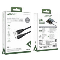 Кабель ACEFAST C8-04 USB-A to USB-C charging data cable Black (Цвет Черный) - фото № 7